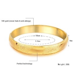 Pulseira Feminina De Confiança Banhada A Ouro 18K