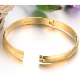 Pulseira Feminina Banhada A Ouro 18K De Alta Qualidade