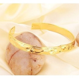 Pulseira Feminina Banhada A Ouro 18K De Qualidade Confiável
