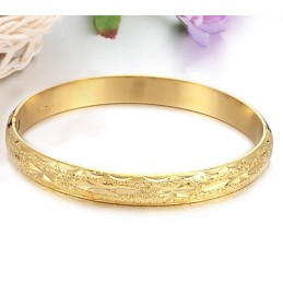 Pulseira Feminina Com Padrão De Estrela De Qualidade Estável Banhada A Ouro 18K
