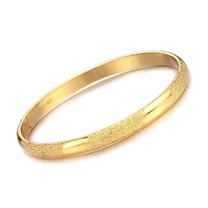 Pulseira Masculina Banhada A Ouro 18K Durável Em Uso