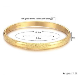 Pulseira Masculina Banhada A Ouro 18K Durável Em Uso