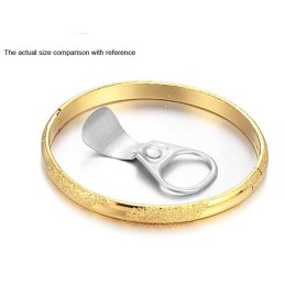 Pulseira Masculina Banhada A Ouro 18K Durável Em Uso