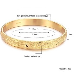 Pulseira Banhada A Ouro 18K Com Qualidade E Quantidade Garantidas