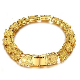 Pulseira Feminina Banhada A Ouro 18K De Alta Qualidade