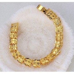 Pulseira Feminina Banhada A Ouro 18K De Alta Qualidade
