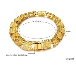 Pulseira Feminina Banhada A Ouro 18K De Alta Qualidade