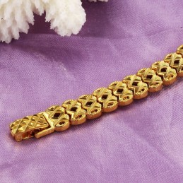 Pulseira Feminina Banhada A Ouro 18K Da Reliable Reputation