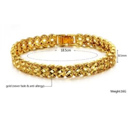 Pulseira Feminina Banhada A Ouro 18K Da Reliable Reputation