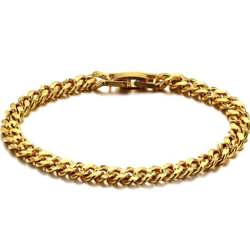 Pulseira Feminina De Qualidade Confiável, Banhada A Ouro 18K Pulseira Feminina De Qualidade Confiável, Banhada A Ouro 18K