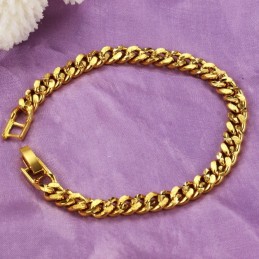 Pulseira Feminina De Qualidade Confiável, Banhada A Ouro 18K