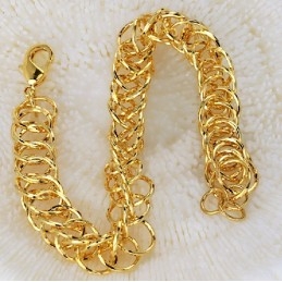 Pulseira Feminina Banhada A Ouro 18K De Alta Qualidade