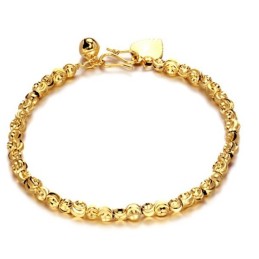 Pulseira Feminina Banhada A Ouro 18K Com Qualidade E Quantidade Garantidas