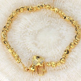Pulseira Feminina Banhada A Ouro 18K Com Qualidade E Quantidade Garantidas