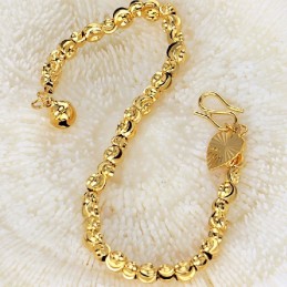 Pulseira Feminina Banhada A Ouro 18K Com Qualidade E Quantidade Garantidas