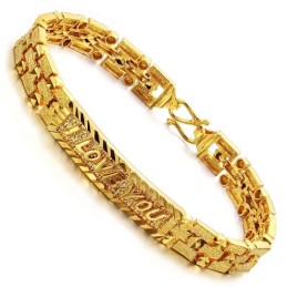 Pulseira Feminina Banhada A Ouro 18K De Alta Qualidade