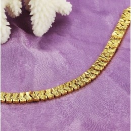 Pulseira Feminina Banhada A Ouro 18K, Durável E Em Uso