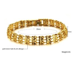 Pulseira Feminina Banhada A Ouro 18K De Alta Qualidade