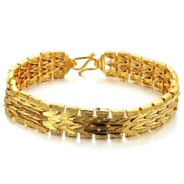 Pulseira Feminina Clássica Banhada A Ouro 18K De Excelente Qualidade