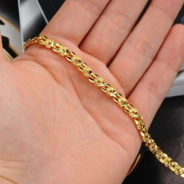 Pulseira Feminina Elegante Banhada A Ouro 18K Com Qualidade E Quantidade Garantidas