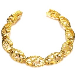 Pulseira Feminina Banhada A Ouro 18K Com Nome Sweetheart E Reputação Confiável