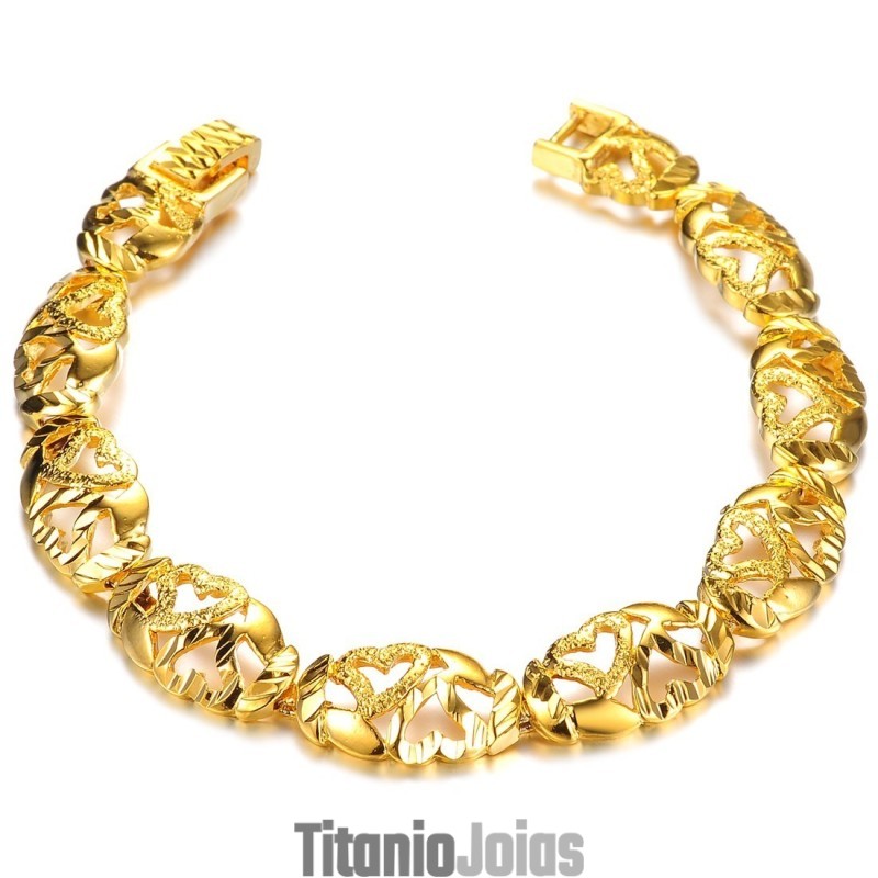 Pulseira Feminina Banhada A Ouro 18K Com Nome Sweetheart E Reputação Confiável Pulseira Feminina Banhada A Ouro 18K Com Nome Sweetheart E Reputação Confiável