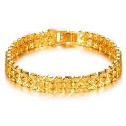 Pulseira Feminina Banhada A Ouro 18K De Qualidade Superior