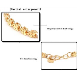 Pulseira Feminina Em Formato De Borboleta Banhada A Ouro 18K Da Reliable Reputation