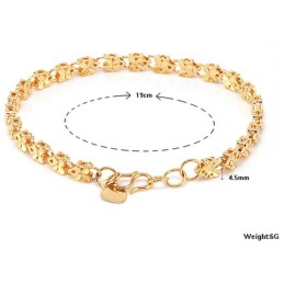 Pulseira Feminina Em Formato De Borboleta Banhada A Ouro 18K Da Reliable Reputation