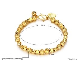 Pulseira Feminina Banhada A Ouro 18K De Excelente Qualidade