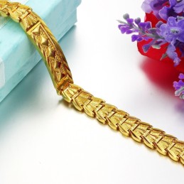 Pulseira Feminina Clássica Banhada A Ouro 18K Com Qualidade E Quantidade Garantidas