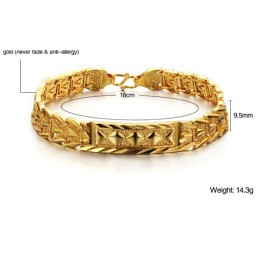 Pulseira Feminina Clássica Banhada A Ouro 18K Com Qualidade E Quantidade Garantidas