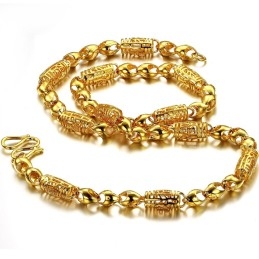 Colar Feminino Banhado A Ouro 18K Vazado De Renome Mundial
