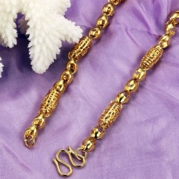 Colar Feminino Banhado A Ouro 18K Vazado De Renome Mundial