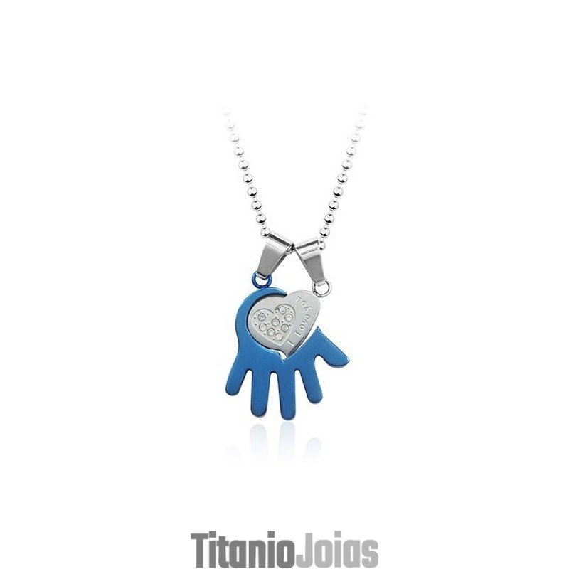 Lindo Pingente Masculino De Titânio Em Formato De Palma - Corrente Grátis Lindo Pingente Masculino De Titânio Em Formato De Palma - Corrente Grátis
