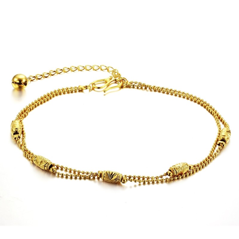 Especificações Completas Tornozeleira Feminina Banhada A Ouro 18K Especificações Completas Tornozeleira Feminina Banhada A Ouro 18K