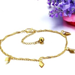 Especificações Completas Tornozeleira Feminina Banhada A Ouro 18K