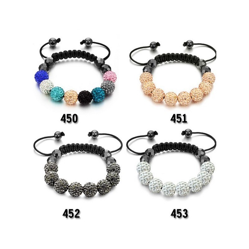 Pulseira De Cristal Feminina Em Formato De Bola De Qualidade Superior Pulseira De Cristal Feminina Em Formato De Bola De Qualidade Superior
