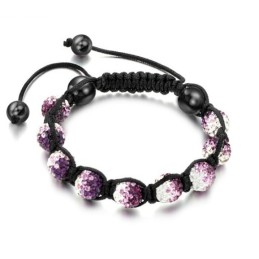 Pulseira De Cristal Em Formato De Bola Feminina Com Qualidade E Quantidade Garantidas