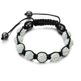 Pulseira De Cristal Em Formato De Bola Feminina Com Qualidade E Quantidade Garantidas