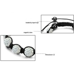 Pulseira De Cristal Em Formato De Bola Feminina Com Qualidade E Quantidade Garantidas