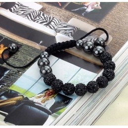 Pulseira De Cristal Em Formato De Bola Feminina Completa Em Especificações