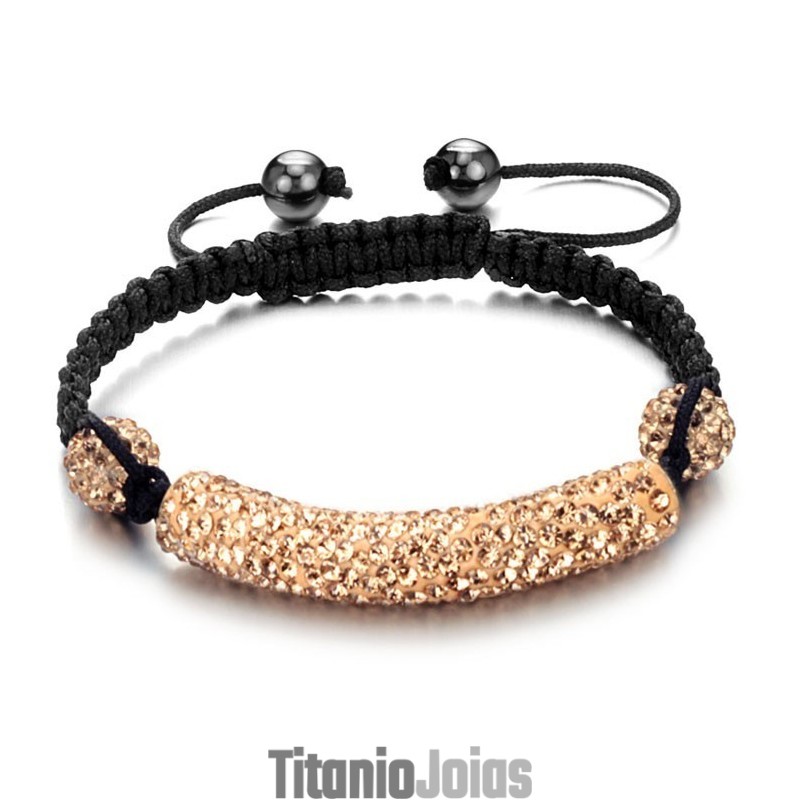 Pulseira De Cristal Feminina De Alta Qualidade Em Formato De Bola Pulseira De Cristal Feminina De Alta Qualidade Em Formato De Bola