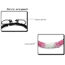 Pulseira De Cristal Feminina De Alta Qualidade Em Formato De Bola