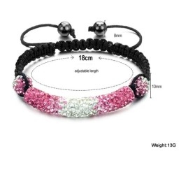 Pulseira De Cristal Feminina De Alta Qualidade Em Formato De Bola