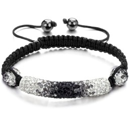 Pulseira De Cristal Em Formato De Bola Feminina Completa Em Especificações