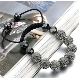Pulseira De Cristal Em Formato De Bola Feminina De Desempenho Confiável