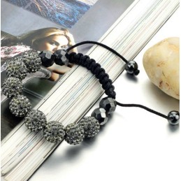Pulseira De Cristal Em Formato De Bola Feminina De Desempenho Confiável