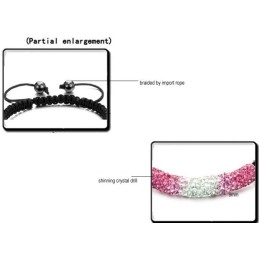 Pulseira De Cristal Em Formato De Bola Feminina Com Qualidade E Quantidade Garantidas