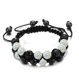 Pulseira De Cristal Em Formato De Bola Feminina De Qualidade Confiável